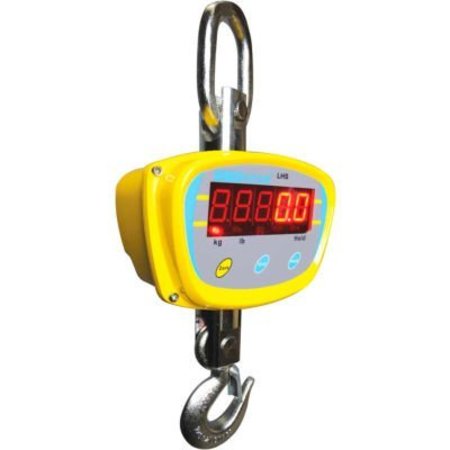 ADAM EQUIPMENT Adam Equipment LHS4000 Digital Crane Scale 4400lb x 1lb with Hook, Remote Control LHS4000